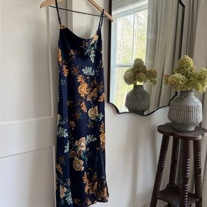 Petal & Pup Navy Floral Midi Dress